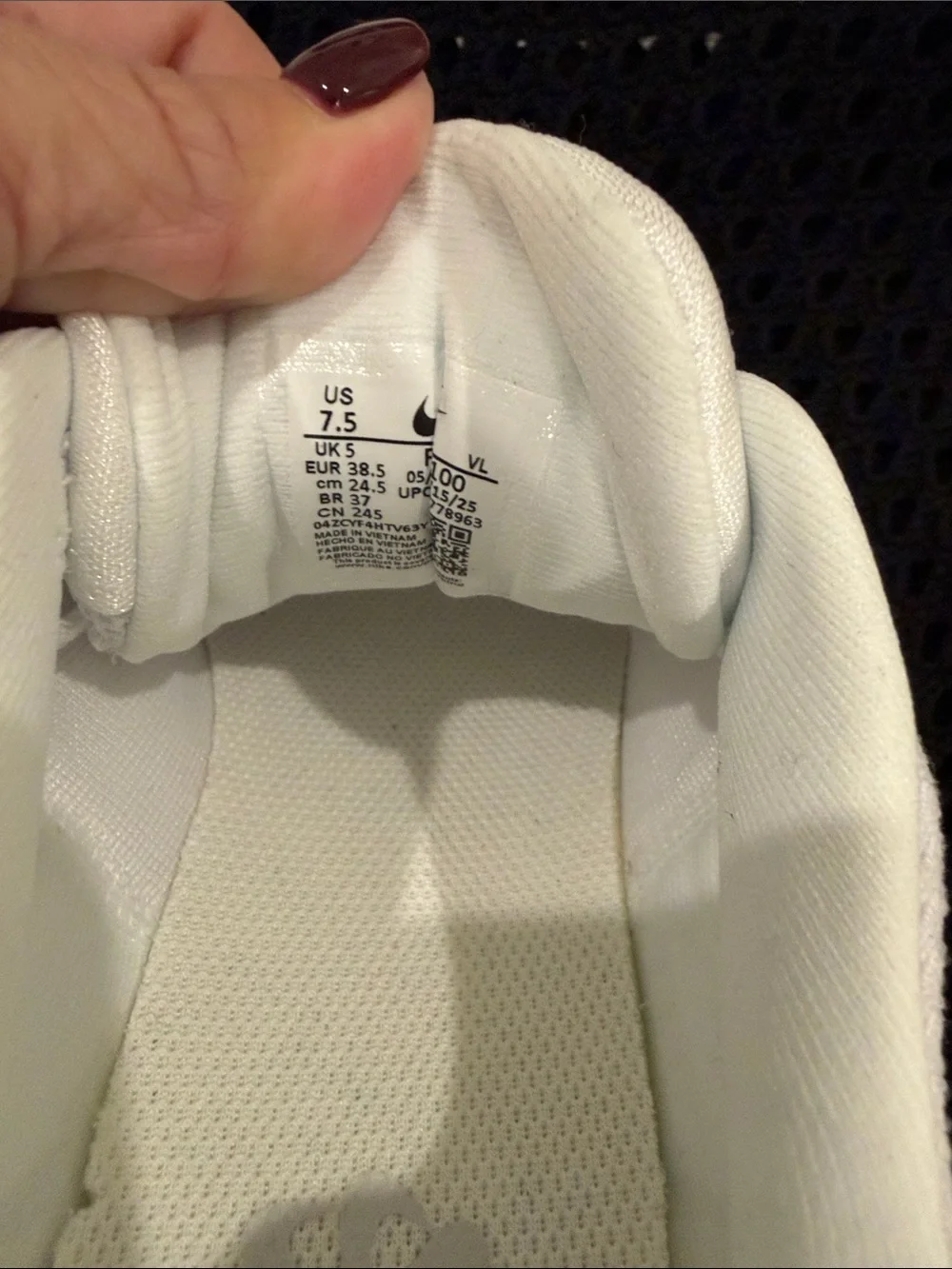 Nike Women’s White Athletic Running Shoes